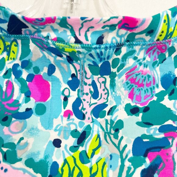 Lilly Pulitzer Dog Pajama Shirt in Dive Bar Blue Fish Nautical Print Size L/XL - Picture 3 of 6